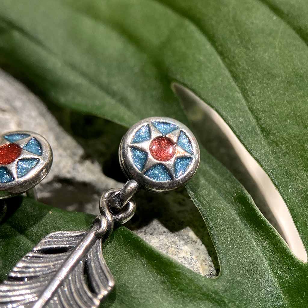 Orecchini Vintage In Argento 925 Con Radice Di Smeraldo – Attimi Gioielli - Foto 6