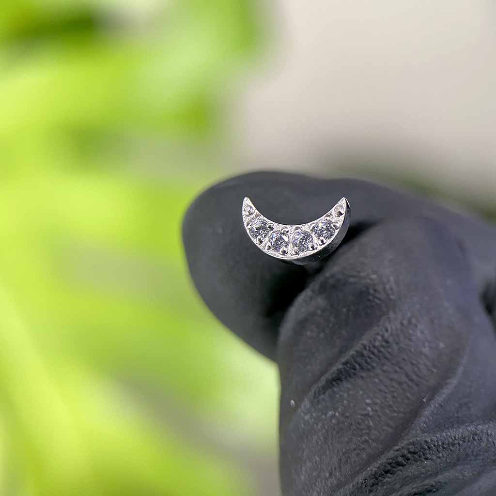 Adriana | Orecchino Helix Con Doppia Catena Pendente - Luna Gioielli